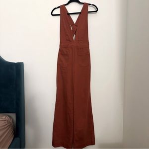 Urban Outfitters BDG Orange Denim Overall Jumpsuit - 0